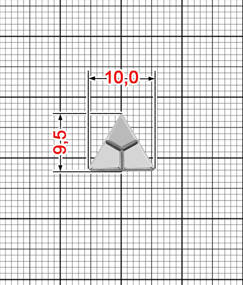 Декор треугольник K.FM-3825 (22654)
