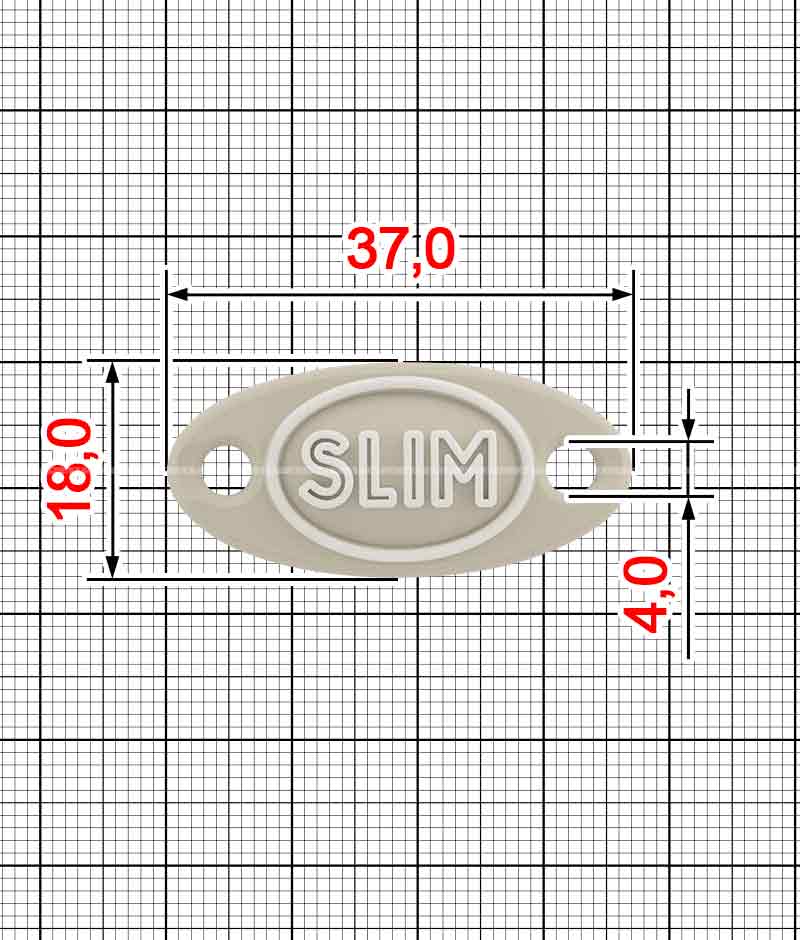 Силіконовий декор A.FV-1368-Slim