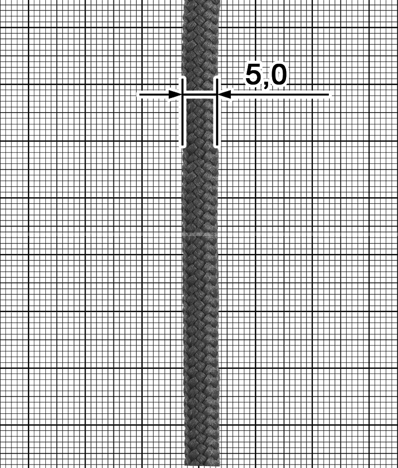 Парокорд тактичний круглий МСлВ (5659) TR.5 мм