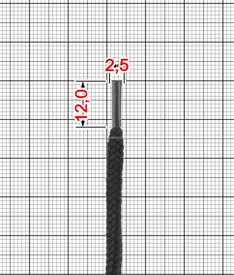 Шнурок круглий (б / к) T.3,5 мм