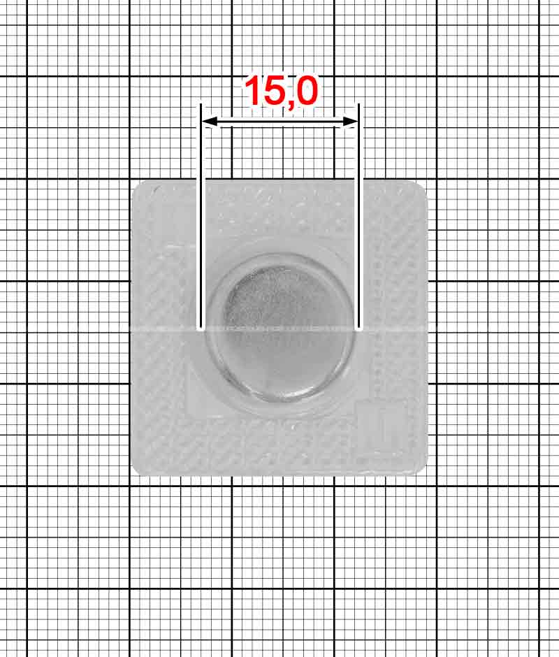 Кнопка-магнит потайная вшивная в чехле K.FM-842