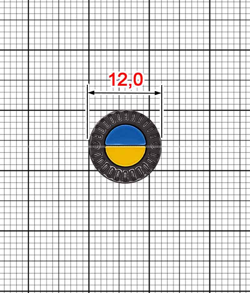 Декор круглый с флагом Украины A.FMA-3130