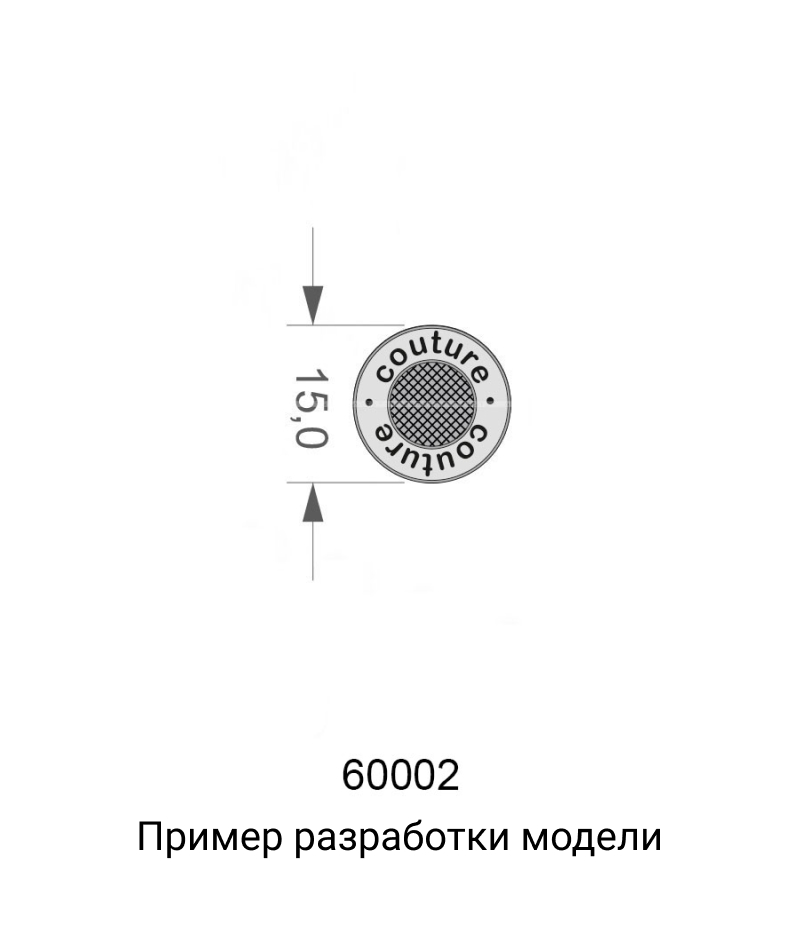 Кнопка з логотипом Модель 1