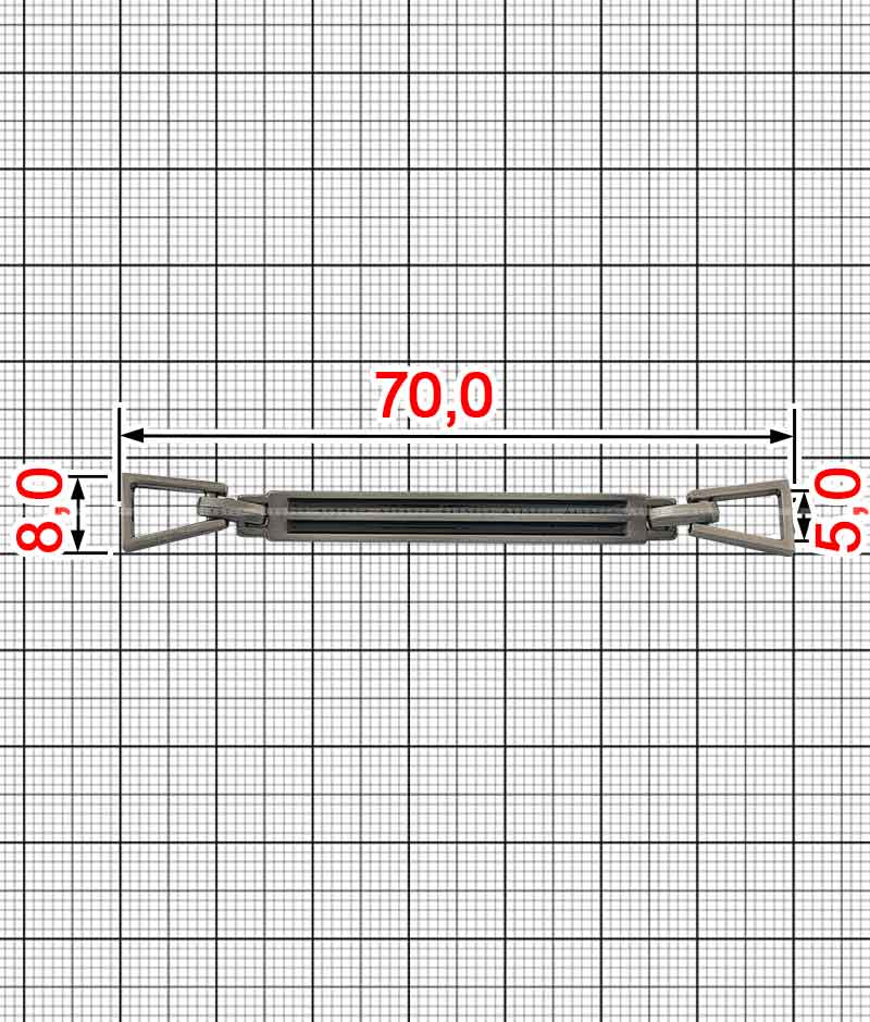 Frame buckle K.FM-2554 (21037)