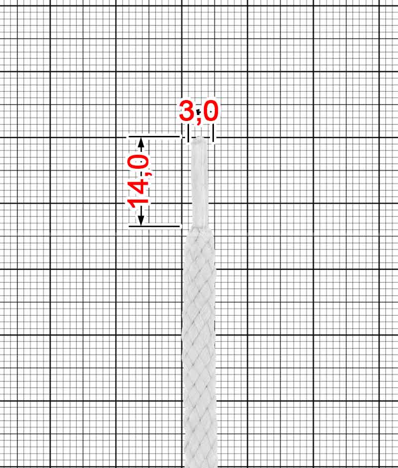 Шнурок круглый с люрексом (E18Лр) T.5,5-6 мм