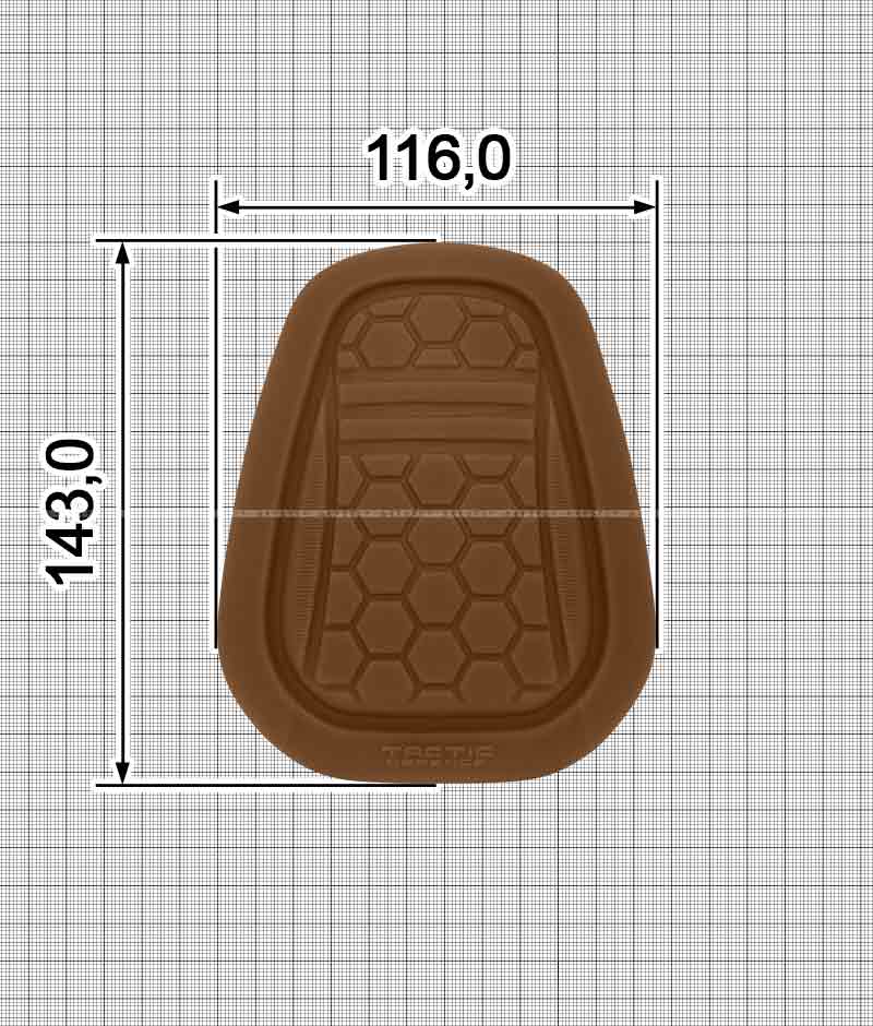 Тактичний наколінник пришивний Tactic Defense A.FP-555-AC ТПУ