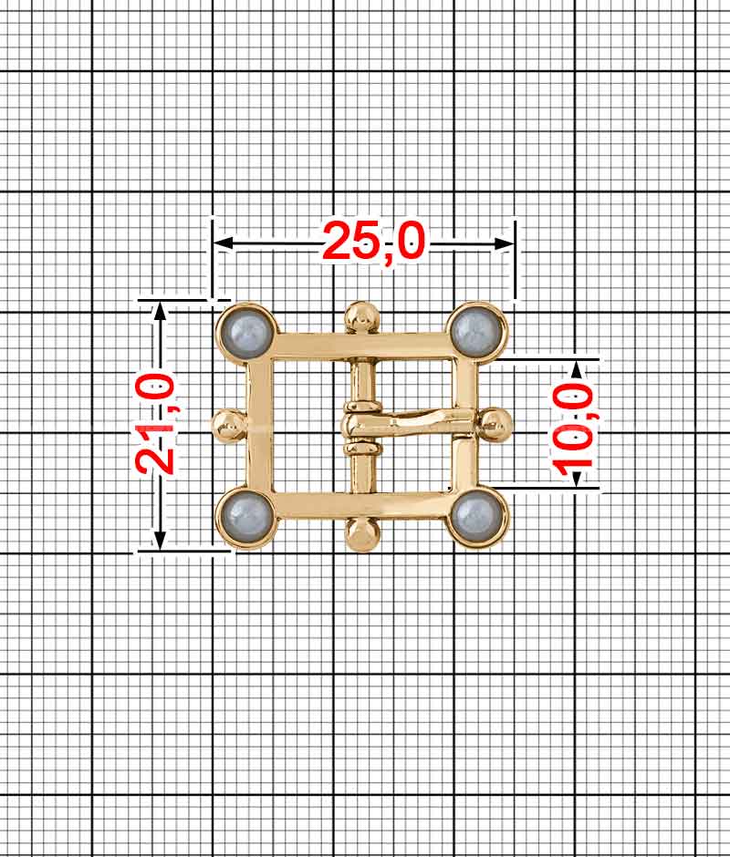 Пряжка Декоративная K.FM-0040 (20908)