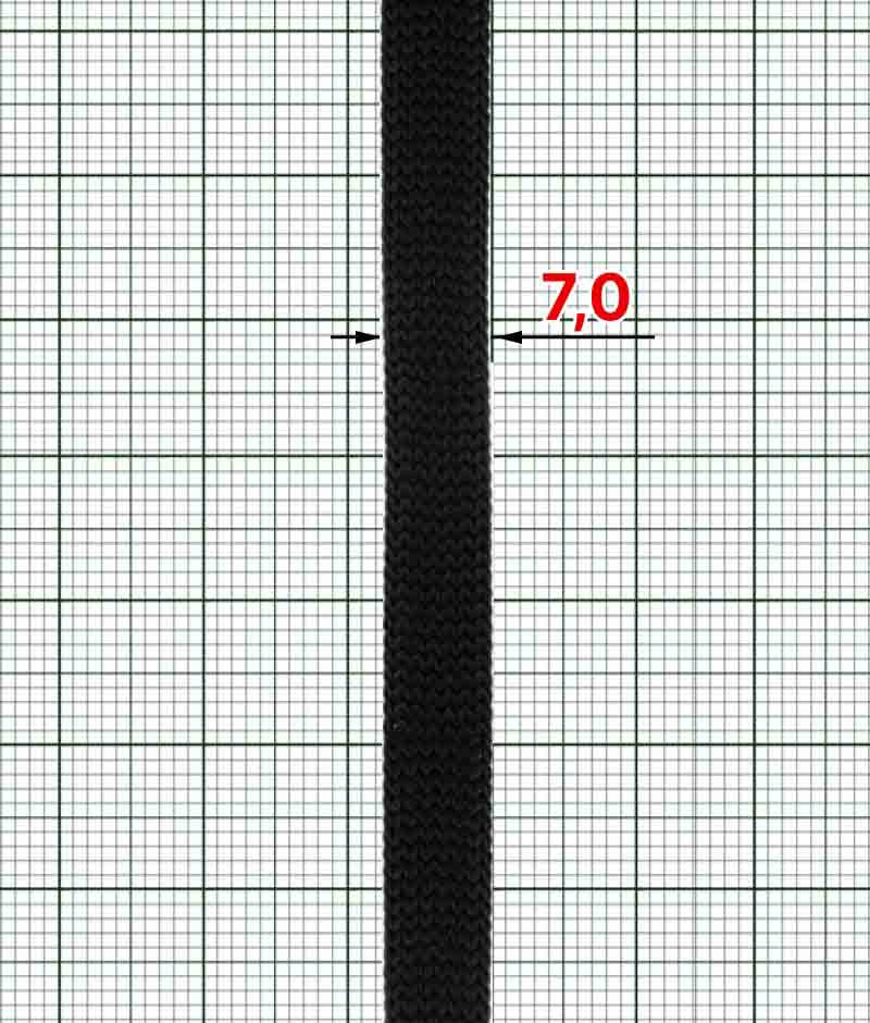 Шнурок плоский McQ (9498) 7 мм