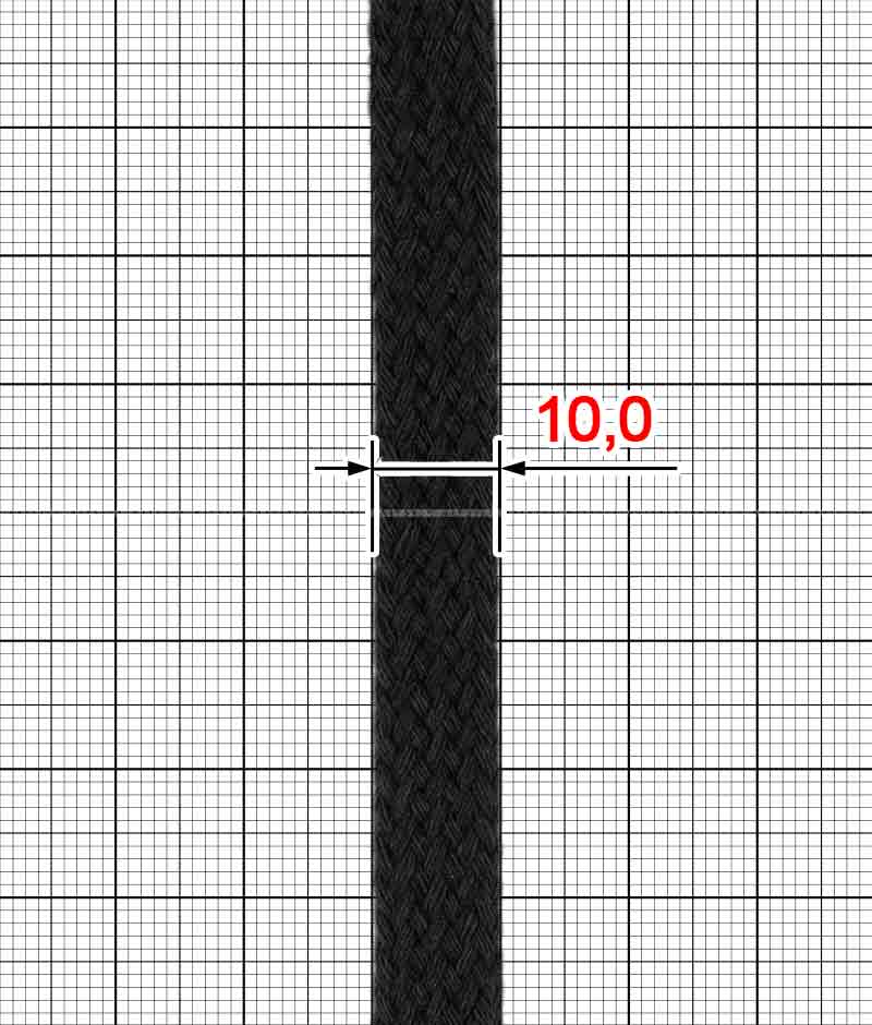 Шнурок плоский ХБ (60206) 10 мм