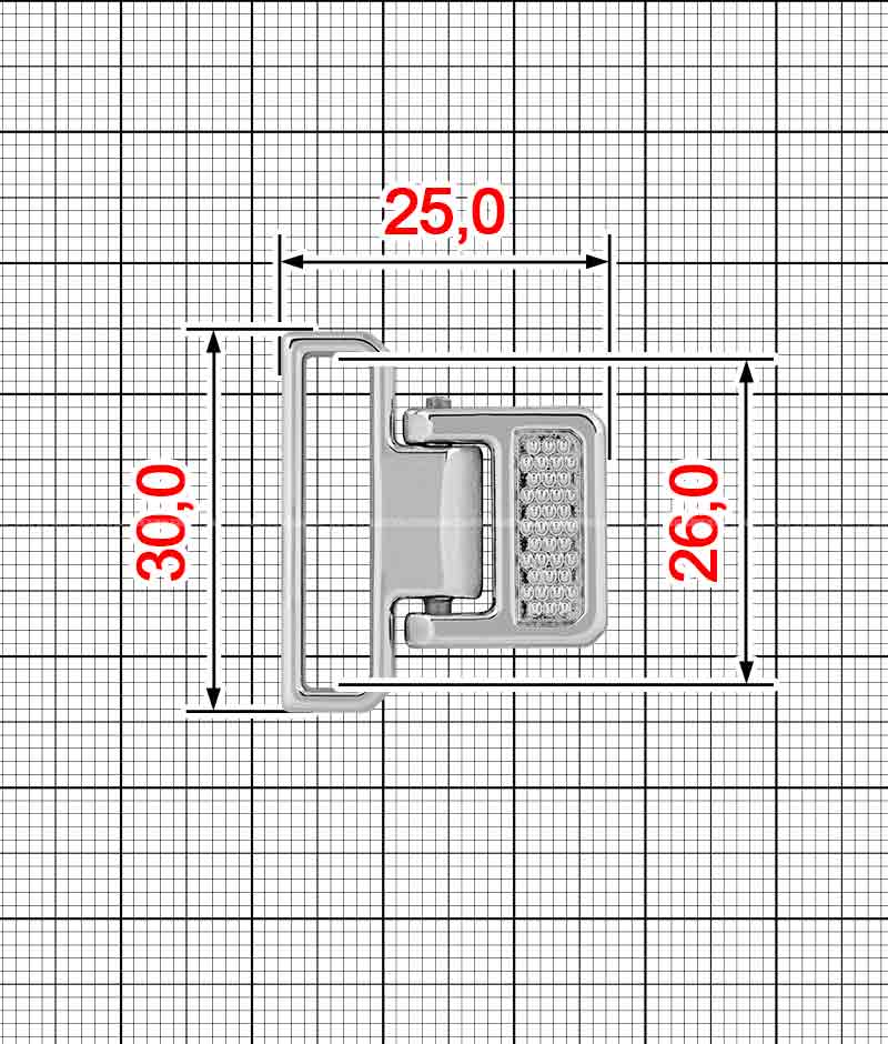 Frame buckle A.FMA-2325