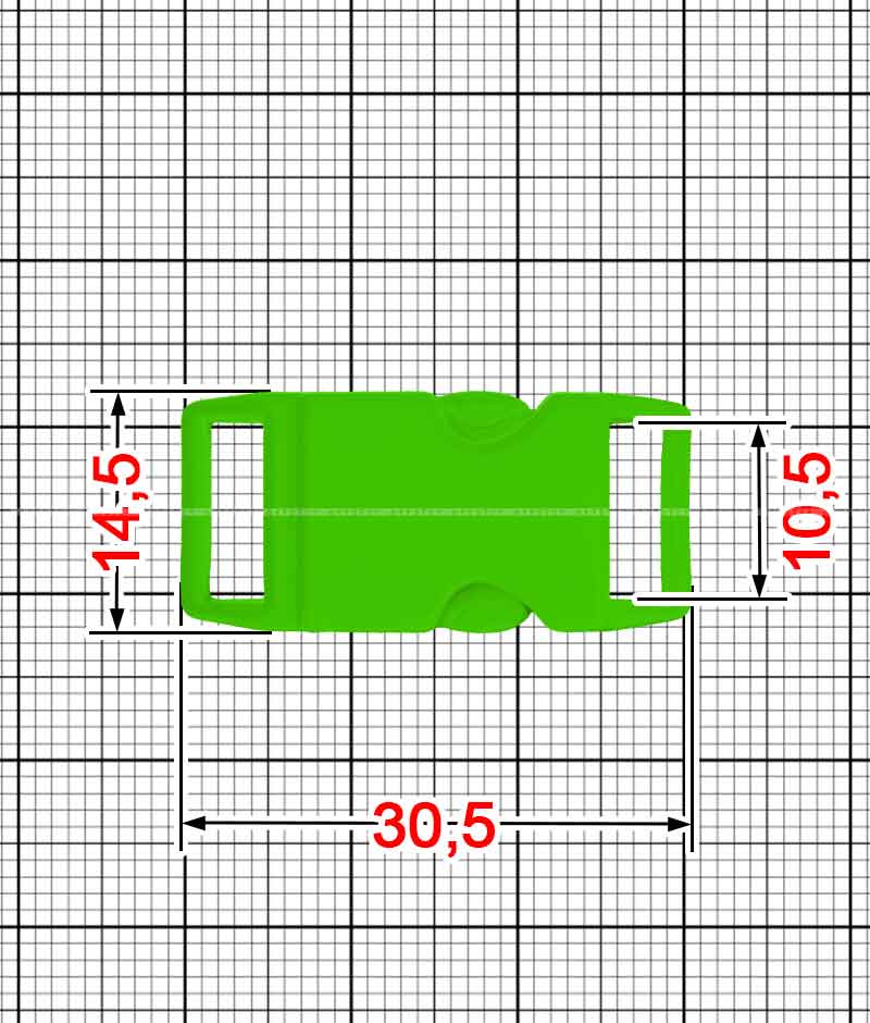 Frame buckle A.FM-2061