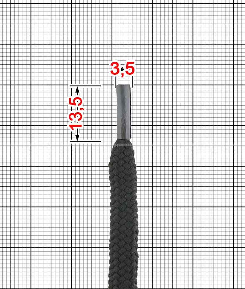  Шнурок круглий з люрексом (EгЛр) Т.6-6,5 мм