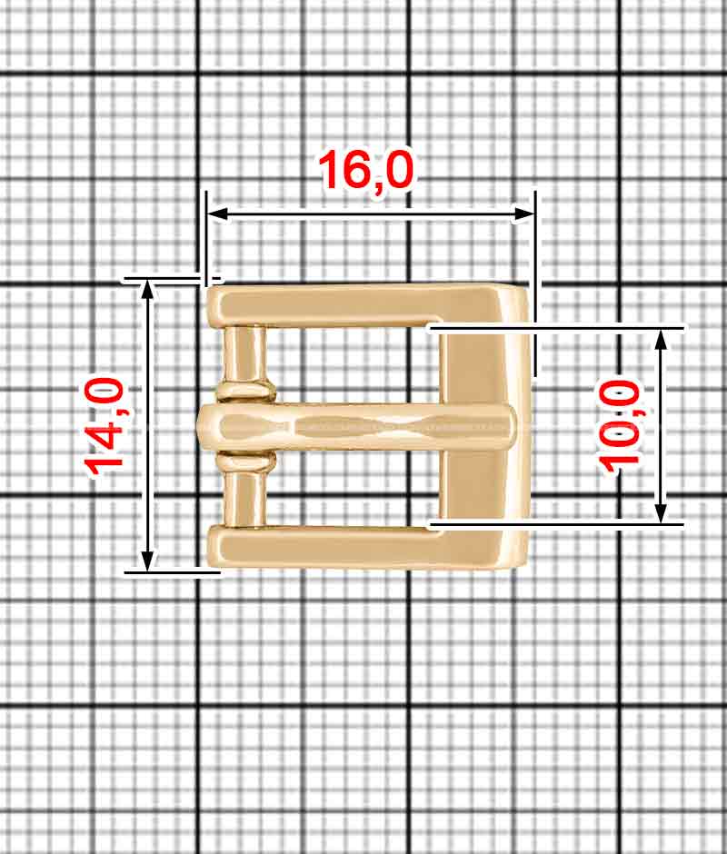 Tongue buckle K.FM-0055-10 (21626)