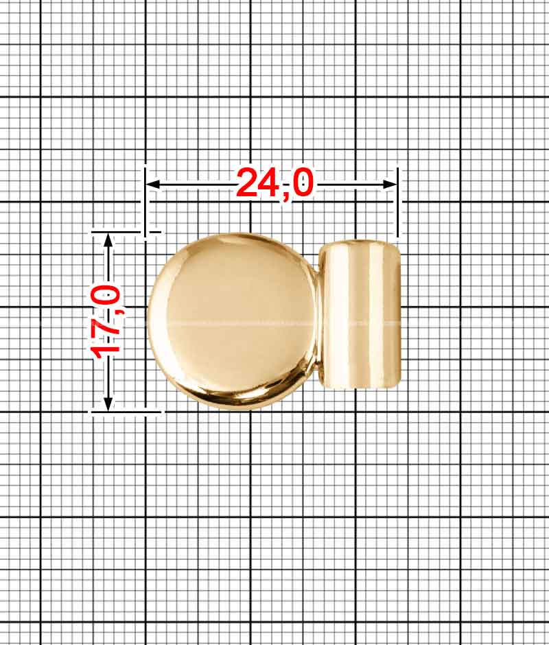 Петля обувная A.GM-0045