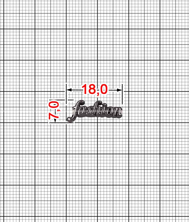 Decor branded words A.FMA-5205