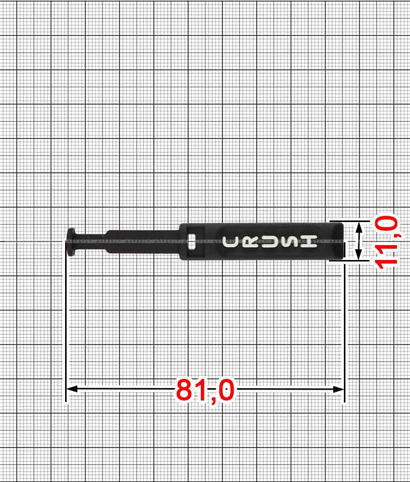 Подвес из пластизоля на бегунок A.FV-1027-crush