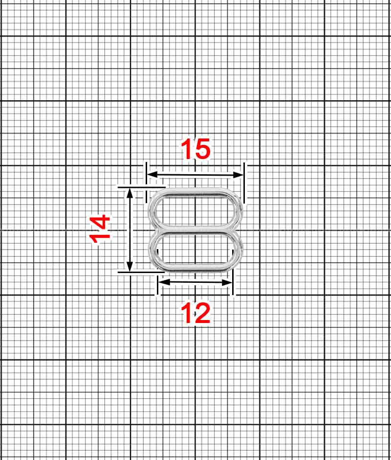 Frame buckle for underwear K.FM-2197