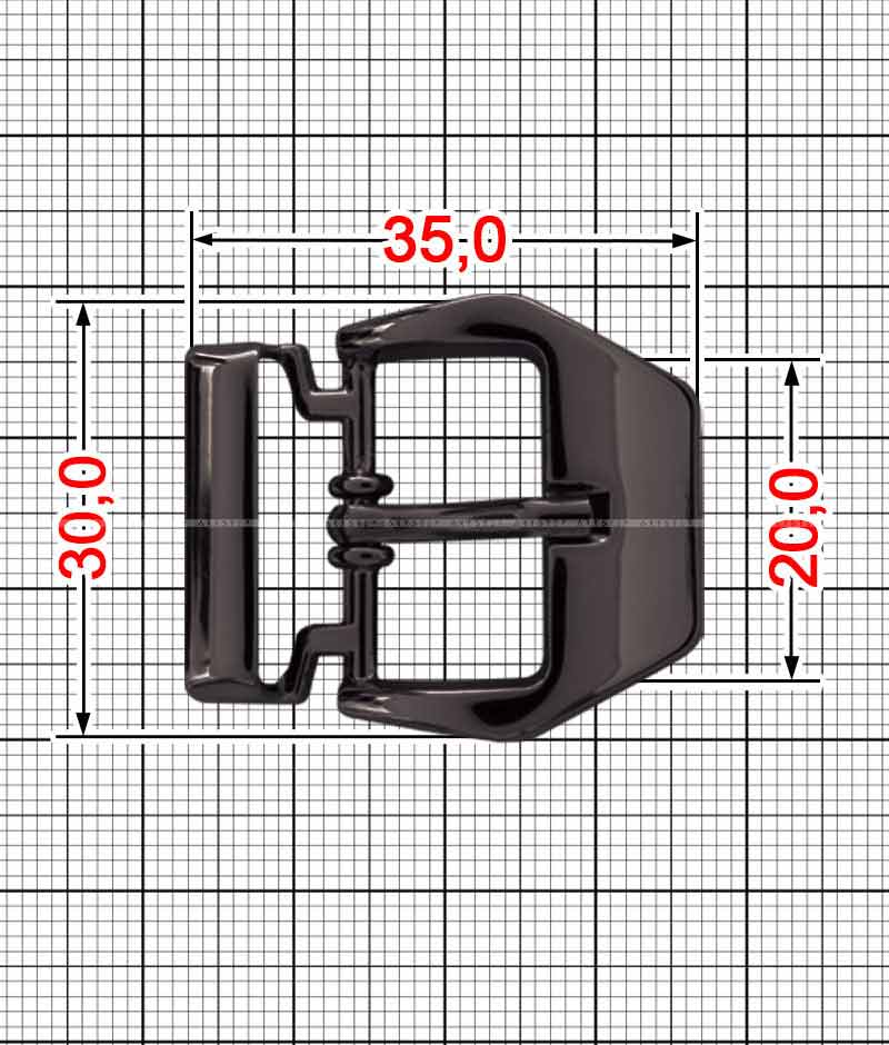 Tongue buckle A K.FM-0139-20 (60020)