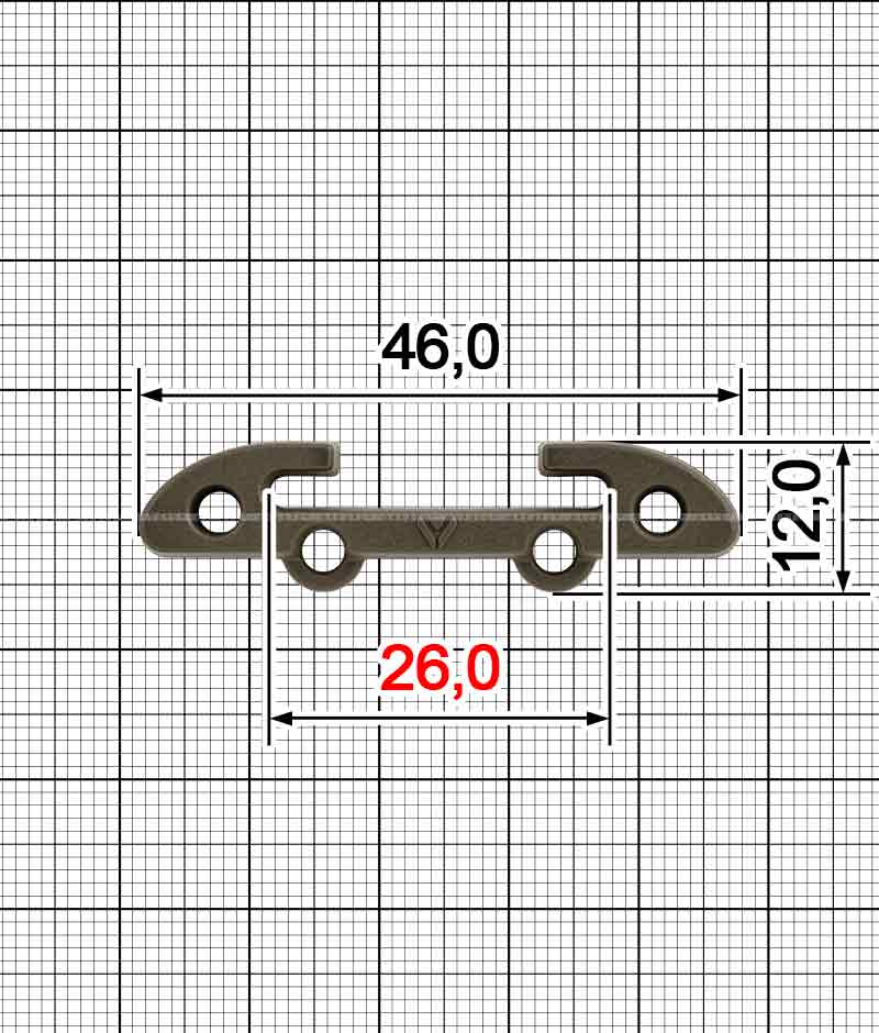 Т-подібне кріплення до Molly A.FP-2413