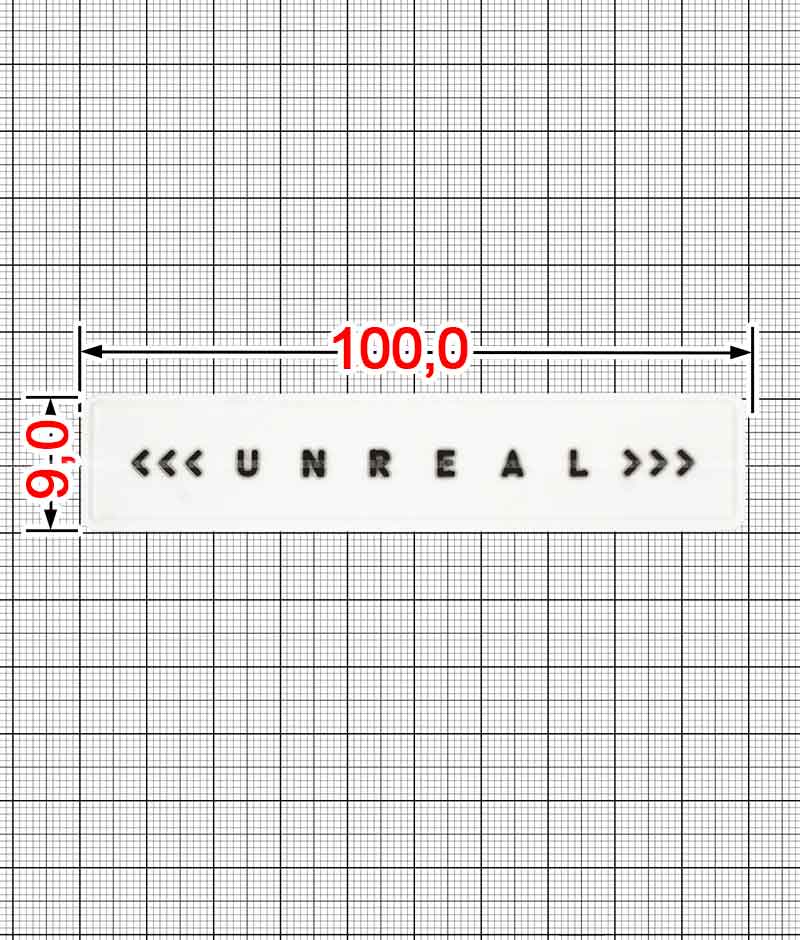 Нашивка з пластизолю A.FV-957-Unreal