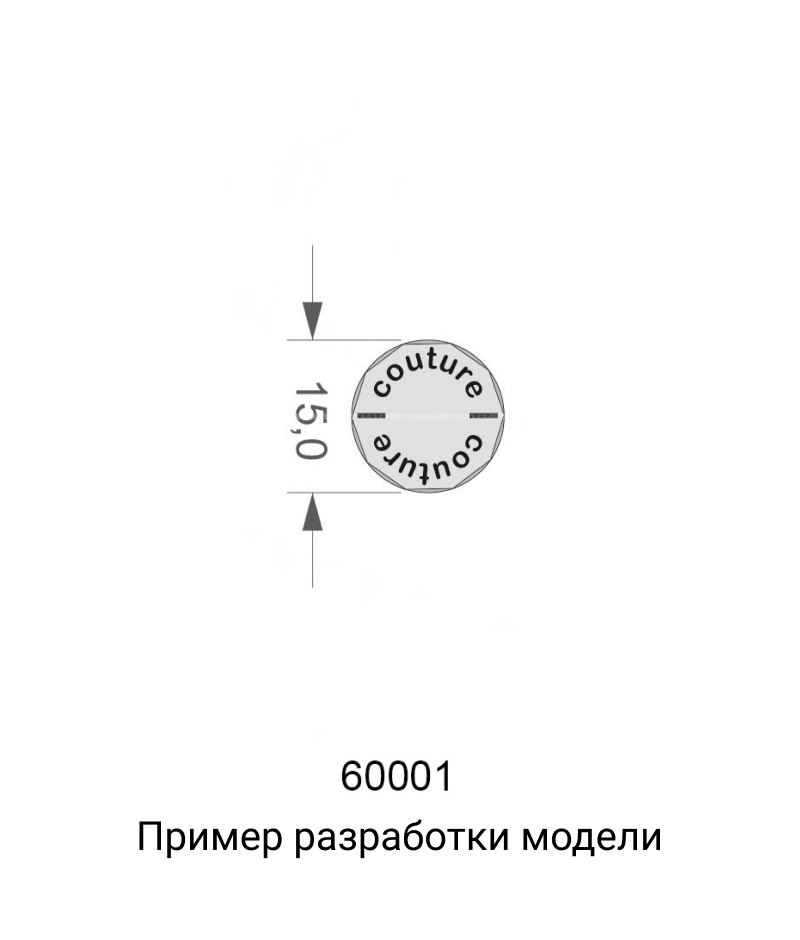 Кнопка з логотипом Модель 1