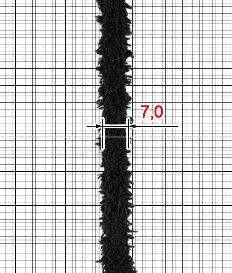 Teddy шнурок плоский Teddy (на метраж) 7 мм