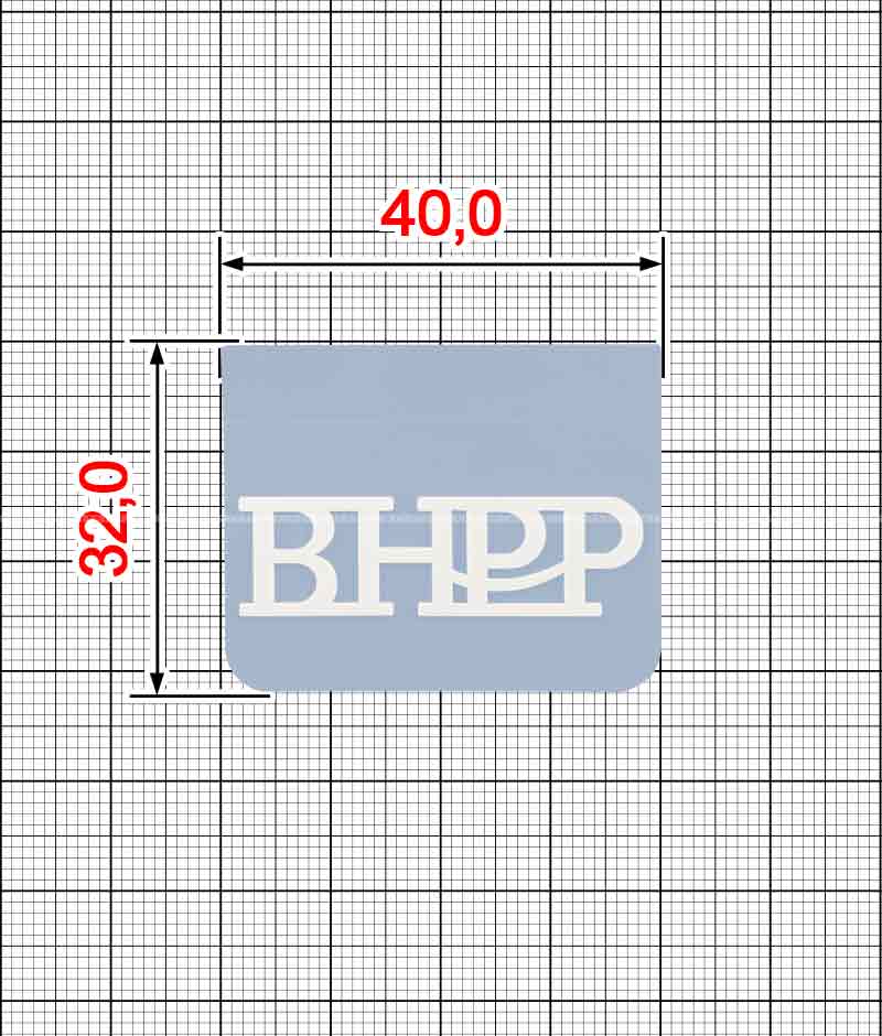 Пришивний силіконовий декор A.FV-1561-BHPP