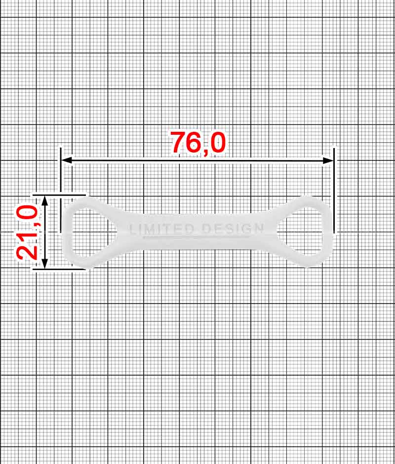 Frame buckle A.FV-1087-LIMITED DESIGN