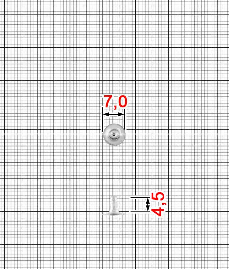 Fastening rivets K.RB-46 OO