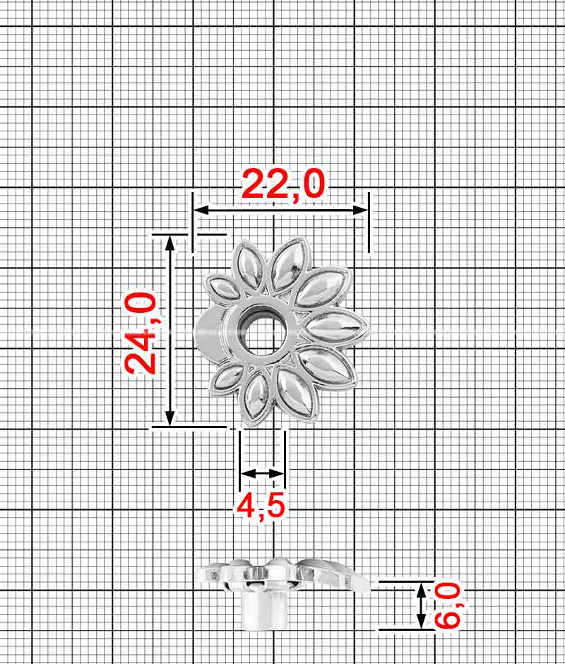 Small eyelets K.OM-058