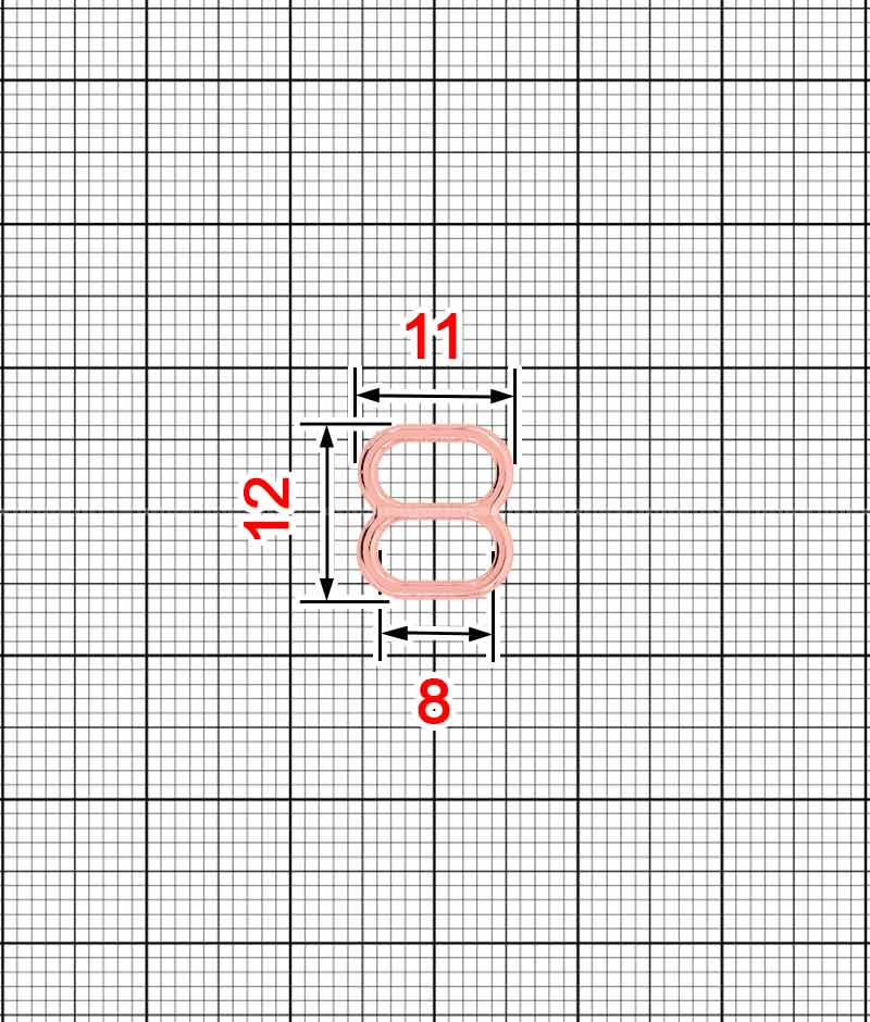 Frame buckle for underwear K.FM-2196