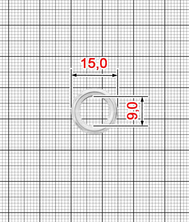 Washer ring for big eyelet T.BZ-31-8 FE