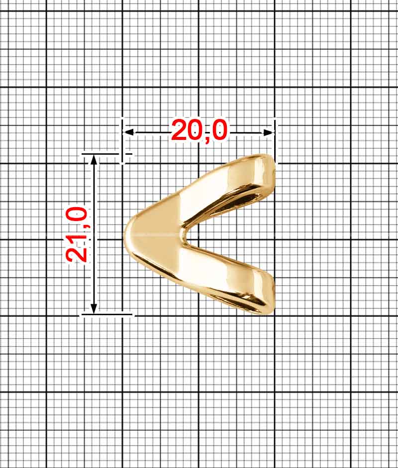 Петля взуттєва A.GM-0046