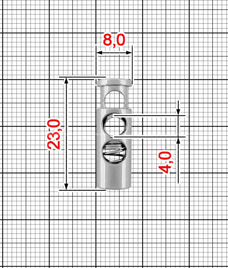 Lace fastener К.FM-843 (D202)