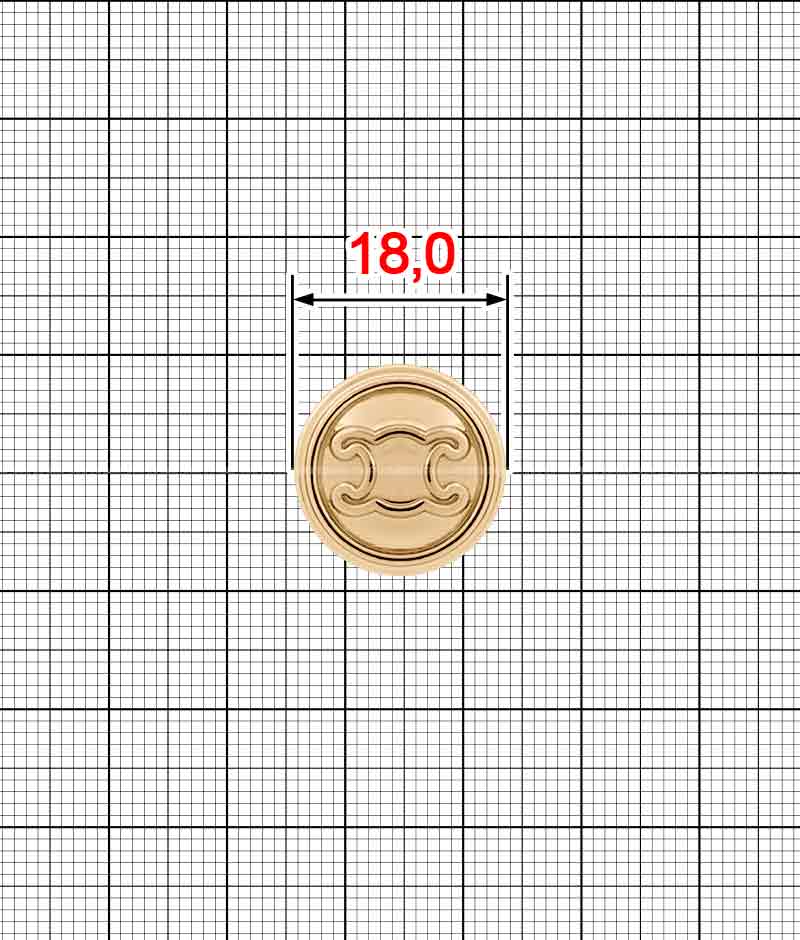 Ґудзик K.FM-4312-17,5