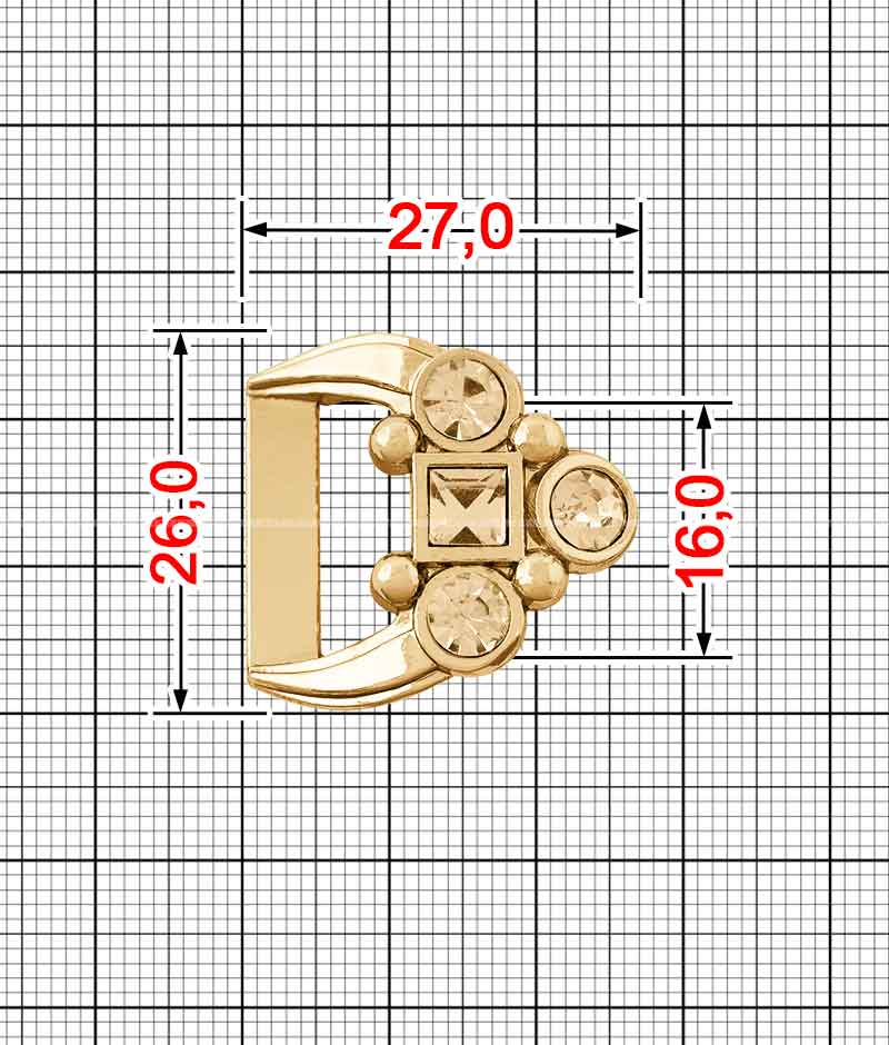 Frame buckle K.FMA-3693 (21009)