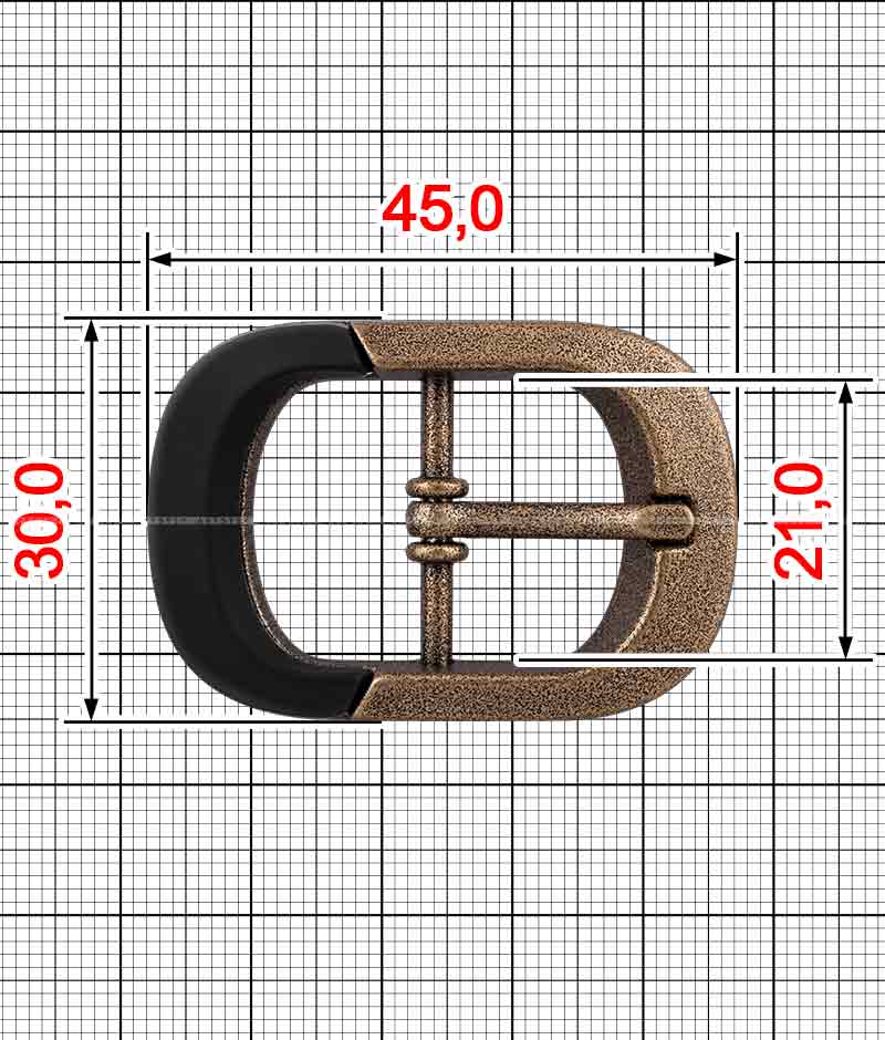 Пряжка A.FM-0201 (в 2-х цветах)