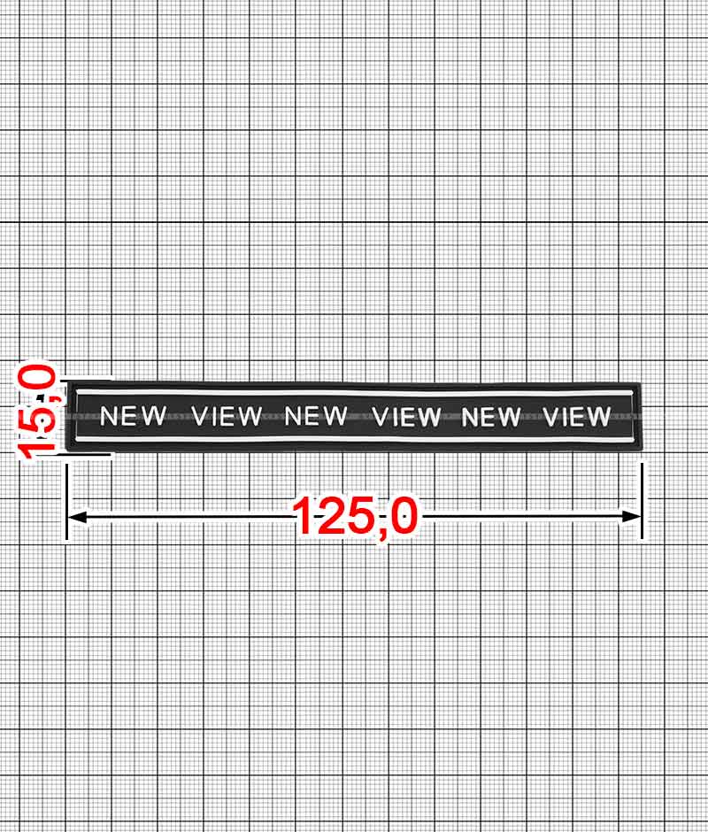 Нашивка декоративна з пластизолю A.FV-889-New view