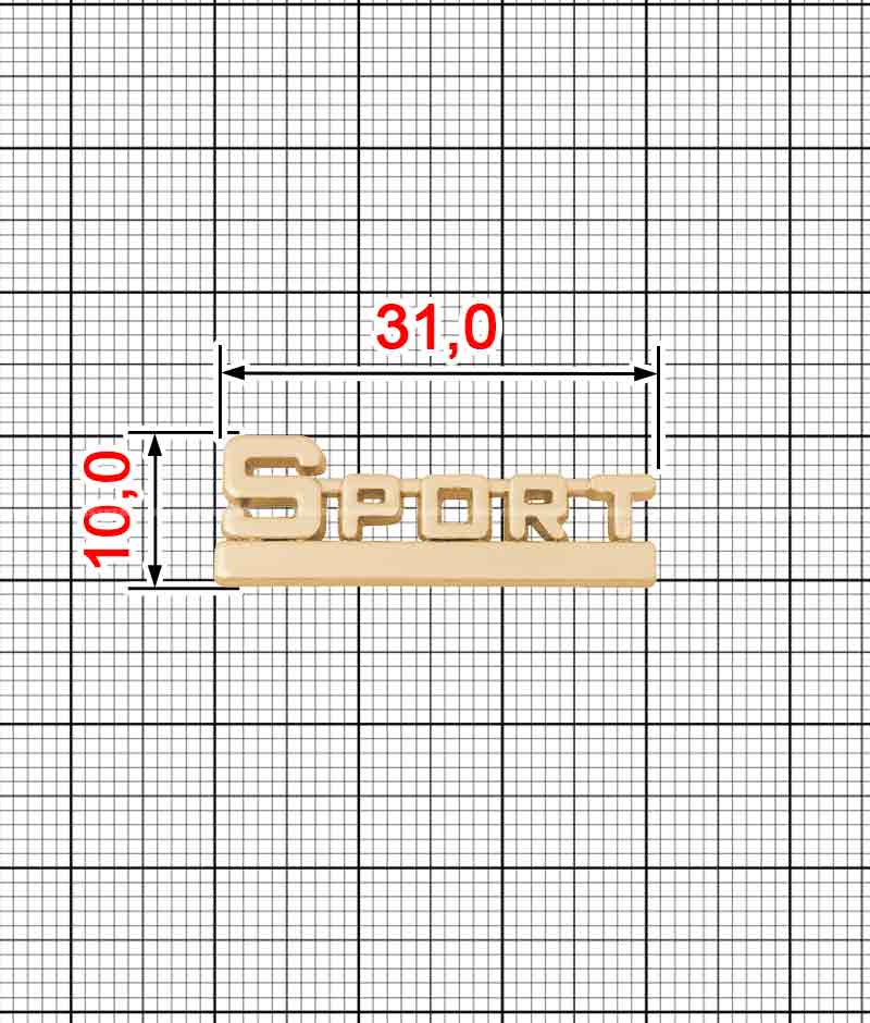 Декор слова K.FMA-55940-Sport (55940)