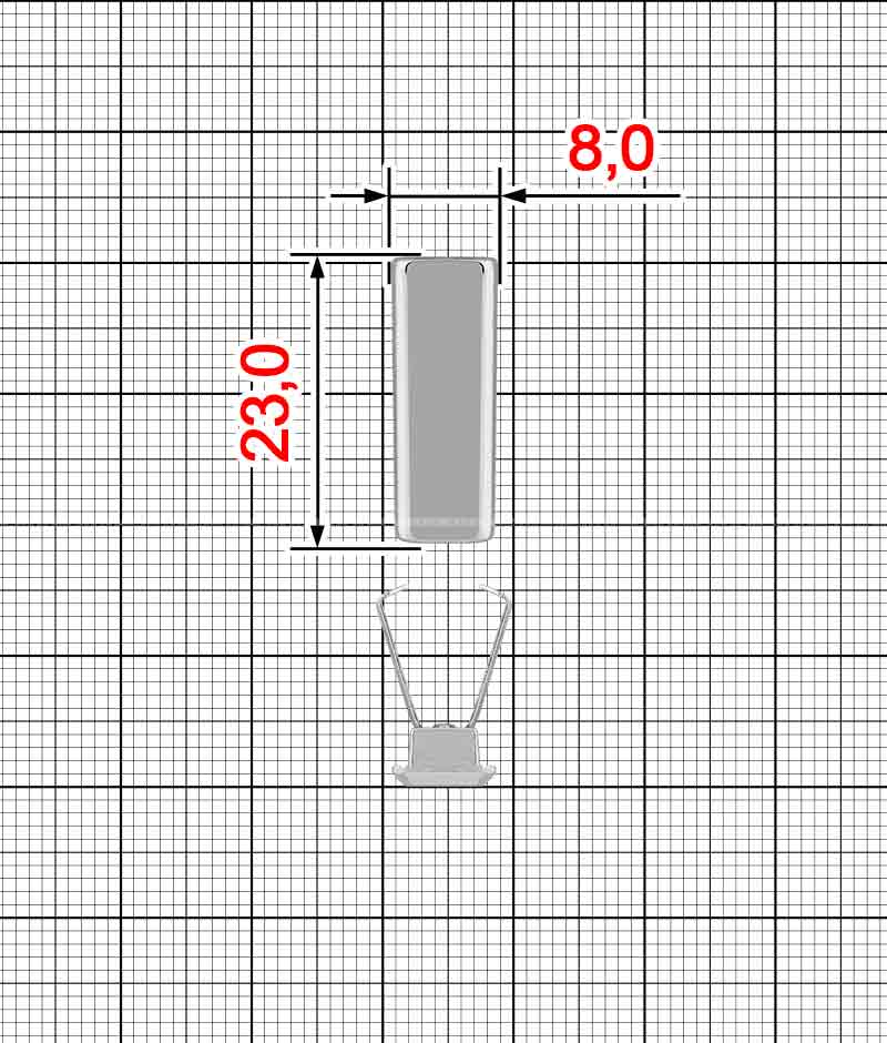 Наконечник с заглушкой комплект K.FM-4120A-23-2:1+ K.FM-4120B-8-2:2