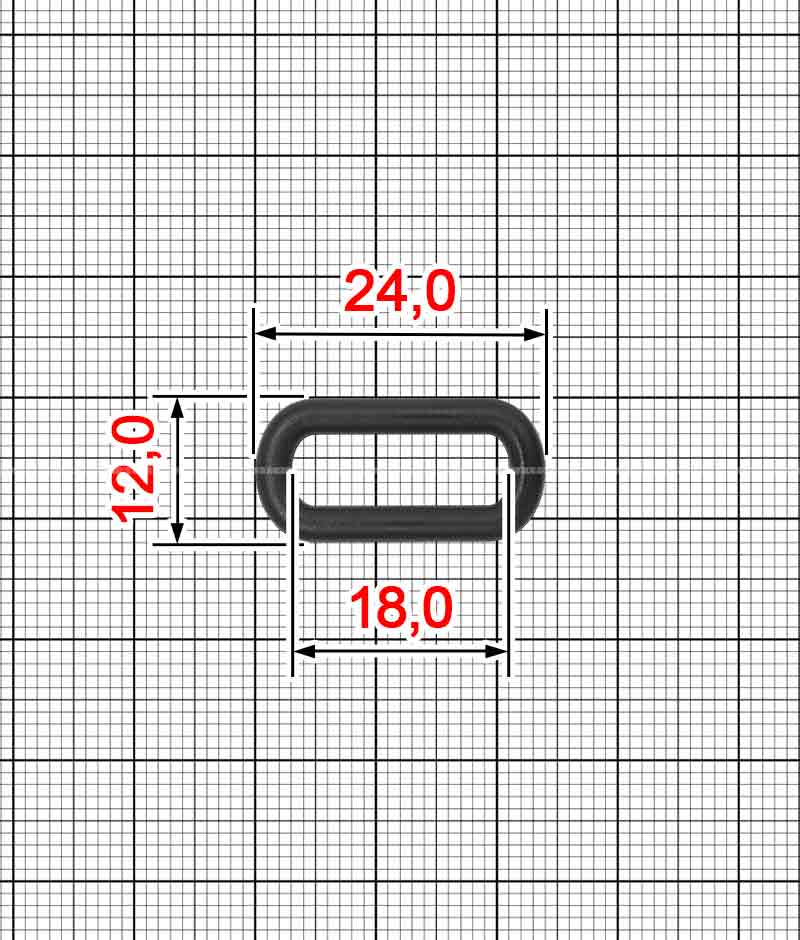 Frame buckle A.FP-2154