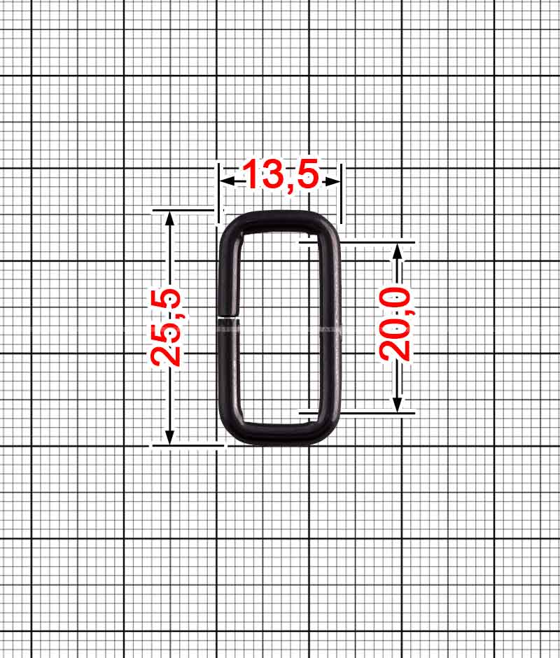 Рамка фурнітура T.FM-RET20*8*2,4