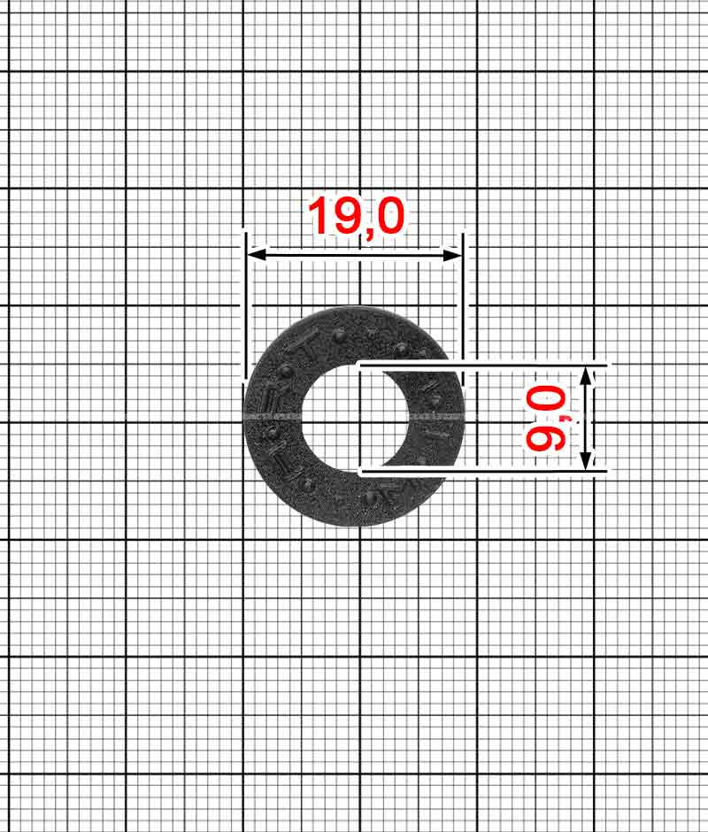 Washer ring for big eyelet A.FP-2212