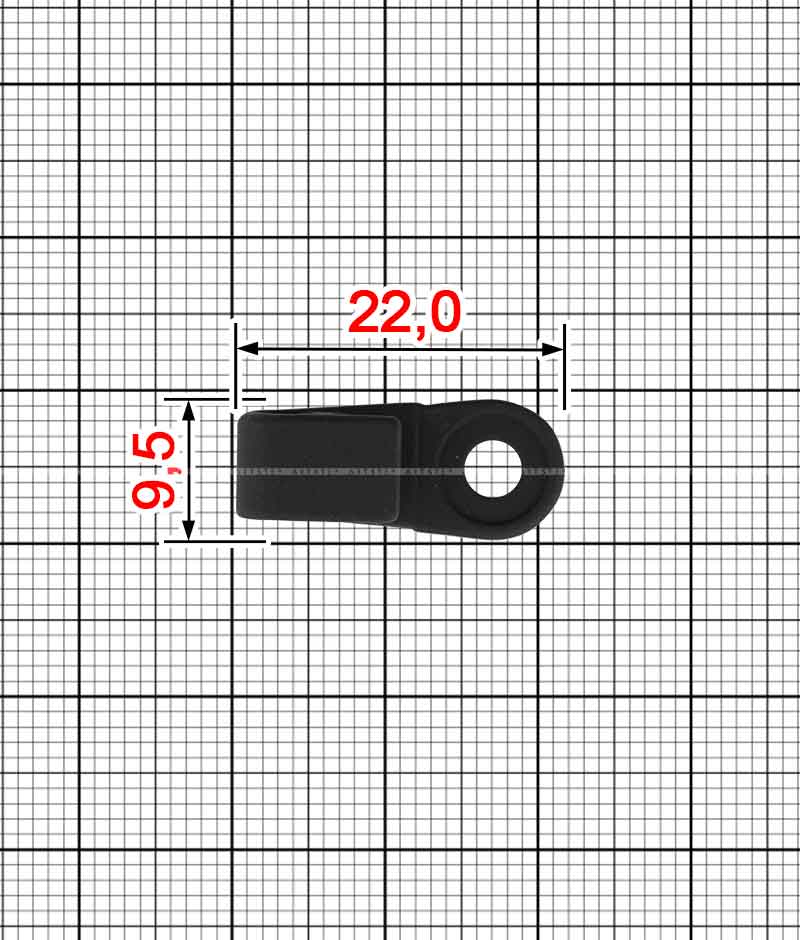 Петля обувная A.GM-0012