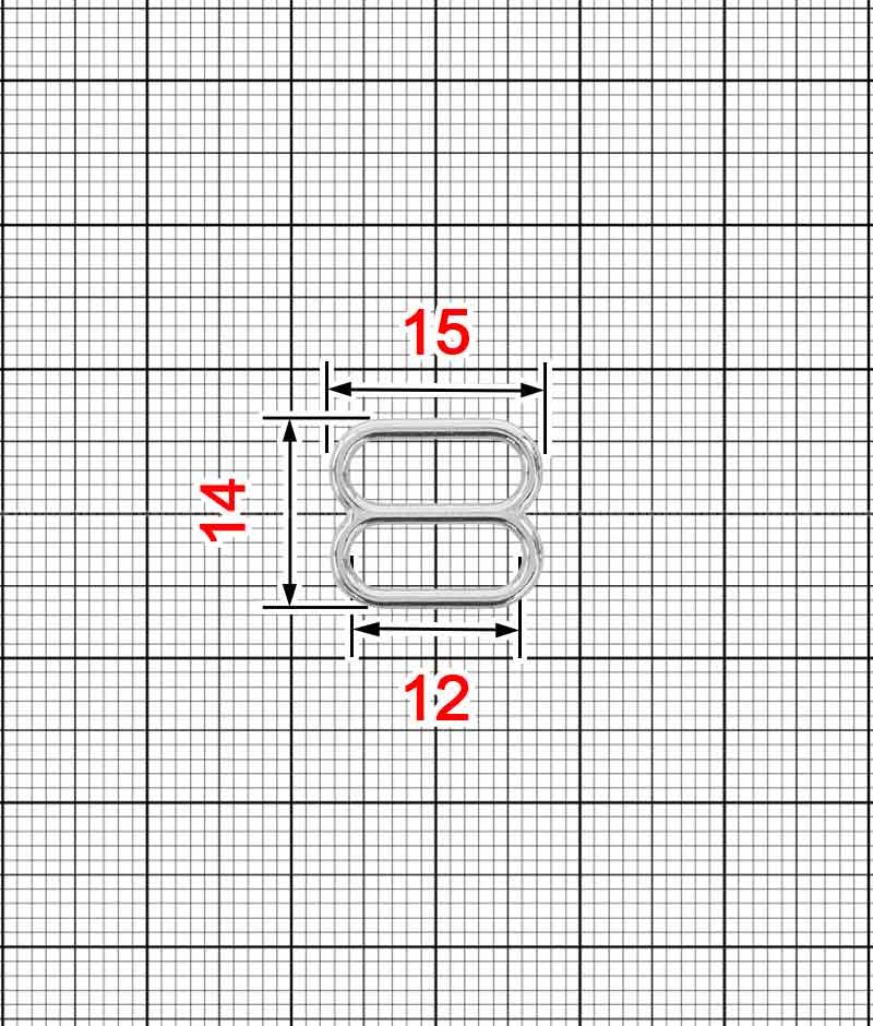 Frame buckle for underwear K.FM-2197