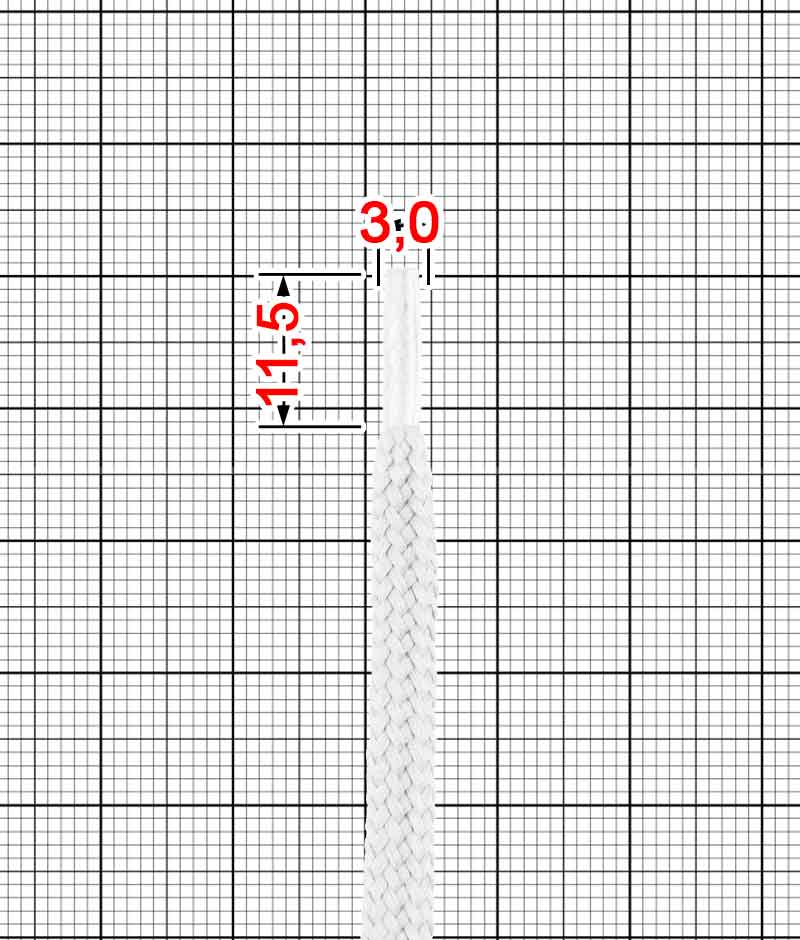 Шнурок плоский (б/к) T.6 мм