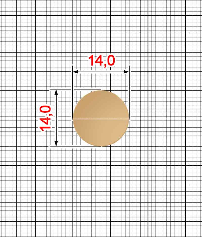 Фіксатор шнурка K.FM-818-14*d4,5 (R14)