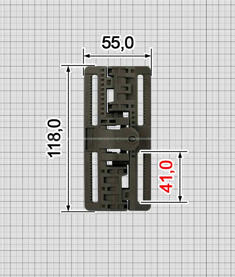 Швидкоскид з магнітом Apache комплект A.FP-55551 (A+B)