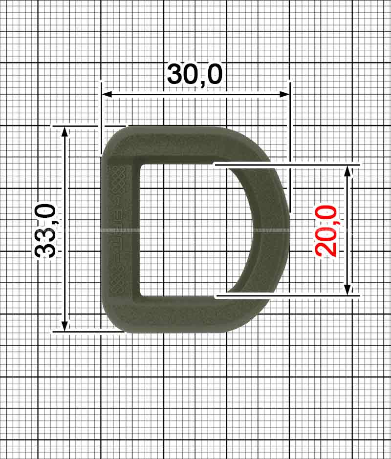 Перетяжка півкільце АРТ A.FP-2213