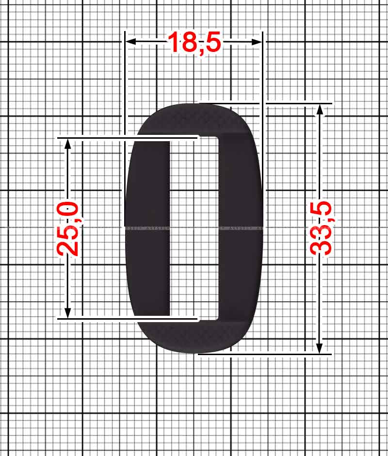 Перетяжка рамка пластикова A.FP-43 